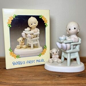 Precious Moments "Baby's First Meal "Figurines #524077